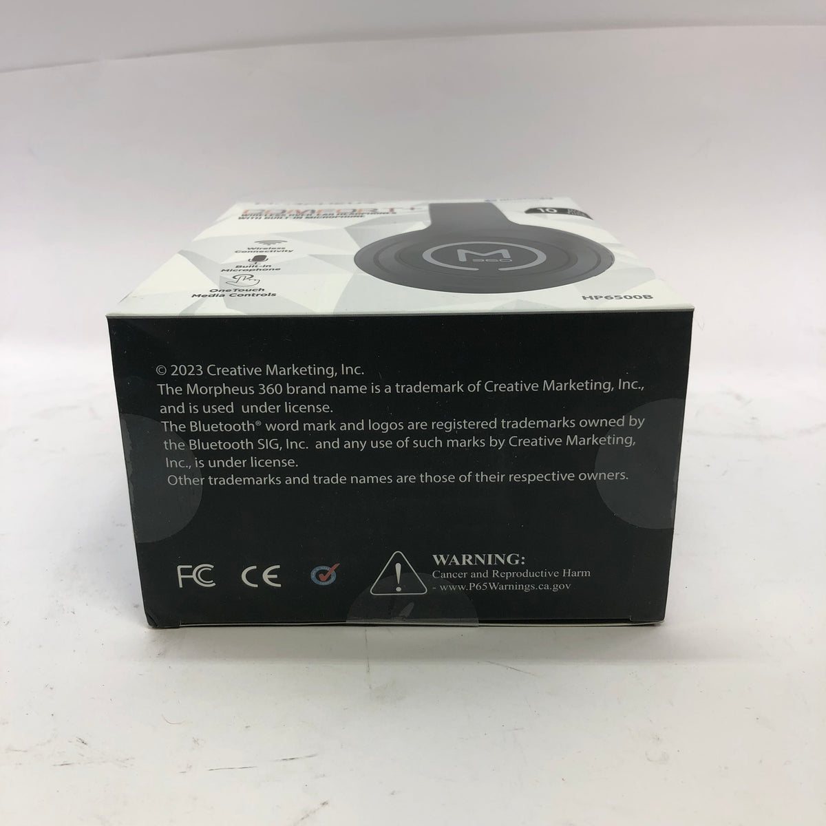 New Morpheus 360 Comfort Plus Wireless Over-Ear Bluetooth Headphones Black 