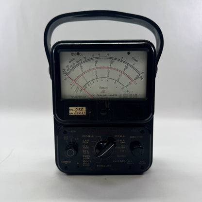 Vintage Simpson 260 Series 6 Analog Multimeter VOM Military Spec 01-233