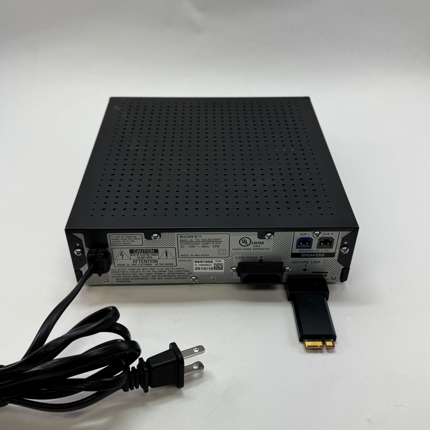 Sony TA-SA300WR Surround Amplifier Black