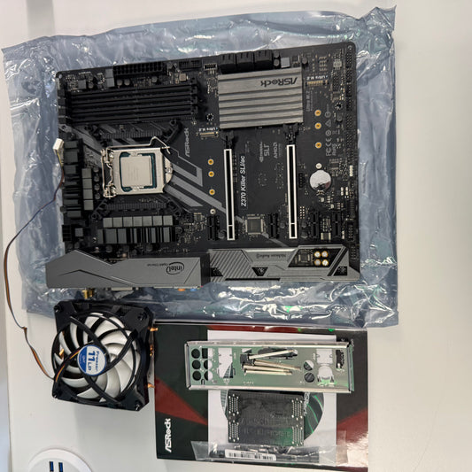 AsRock Z370 Killer SLI/ac LGA 1151 ATX Intel DDR4 Motherboard w/ Intel Core i7-6700T CPU