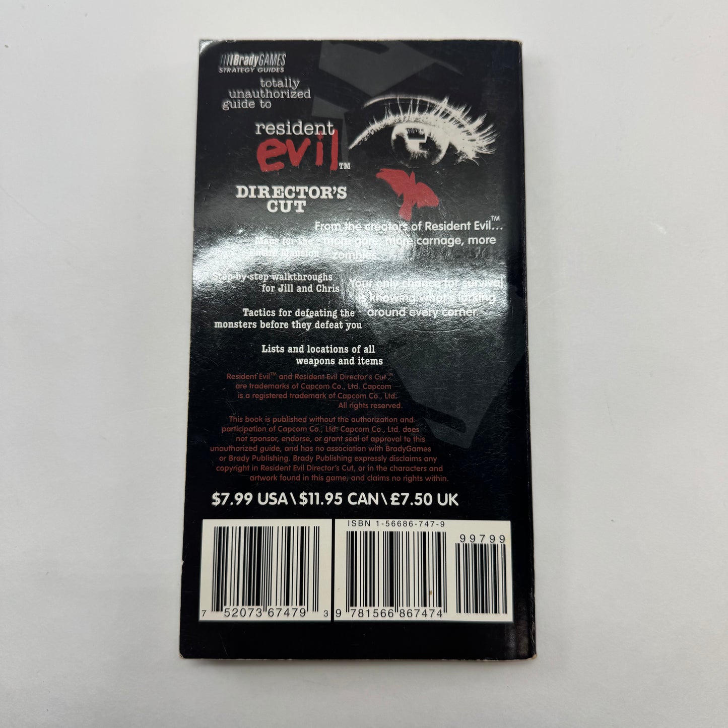 Brady Games Totally Unauthorized To Resident Evil Pocket-Guide Strategy