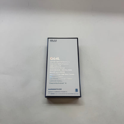 Factory Unlocked BLU G64L 64GB 14 Dark Blue