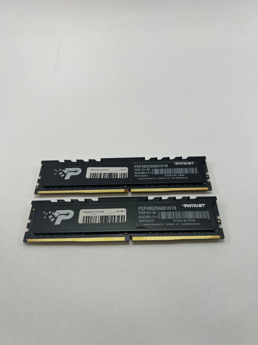 Patriot PS1521-BK 16GB (2x8GB) RAM DDR4 2666MHz PSP48G266681H1B