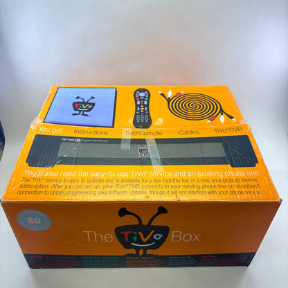 TiVo Series 2 DT TCD649080 80GB Dual Tuner Digital Video Recorder DVR