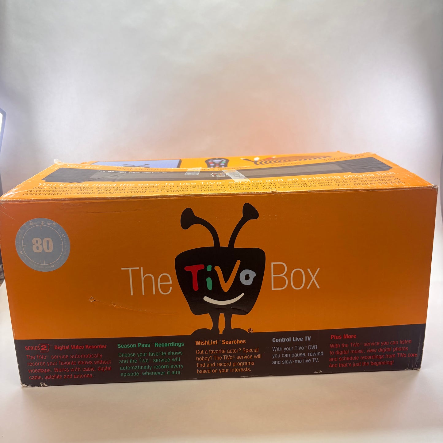TiVo Series 2 DT TCD649080 80GB Dual Tuner Digital Video Recorder DVR