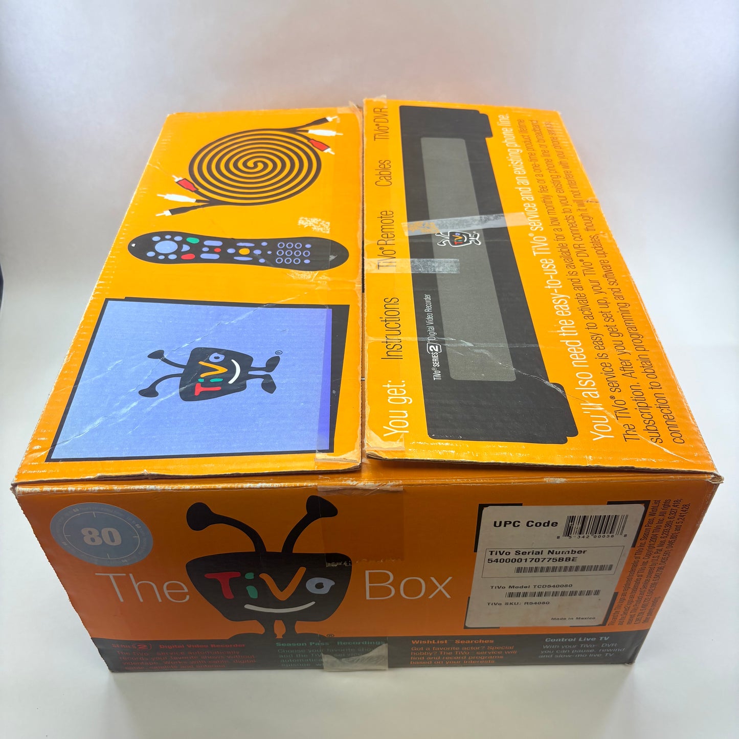 TiVo Series 2 DT TCD649080 80GB Dual Tuner Digital Video Recorder DVR