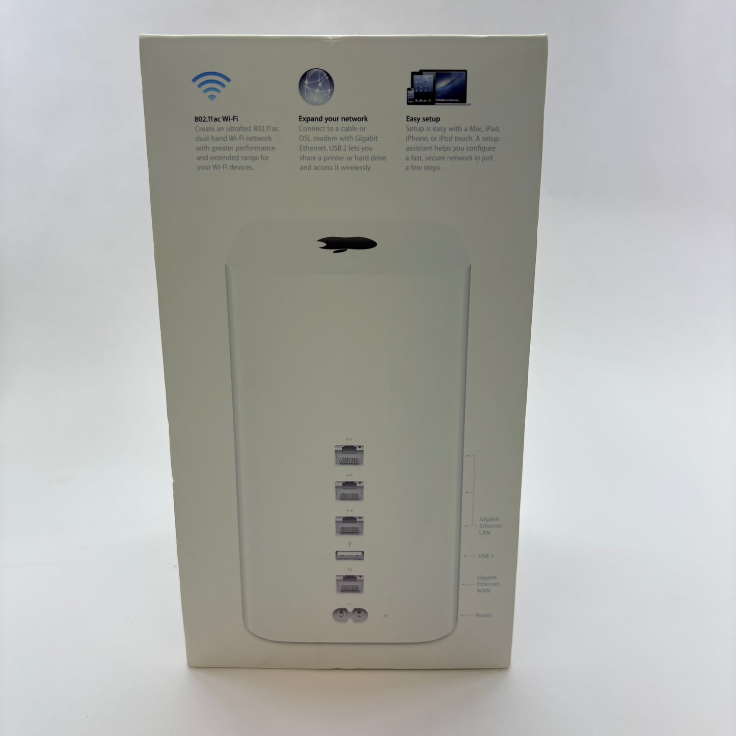 Apple AirPort Extreme 6th Gen 802.11ac Dual-Band Wi-Fi Router ME918LL/A