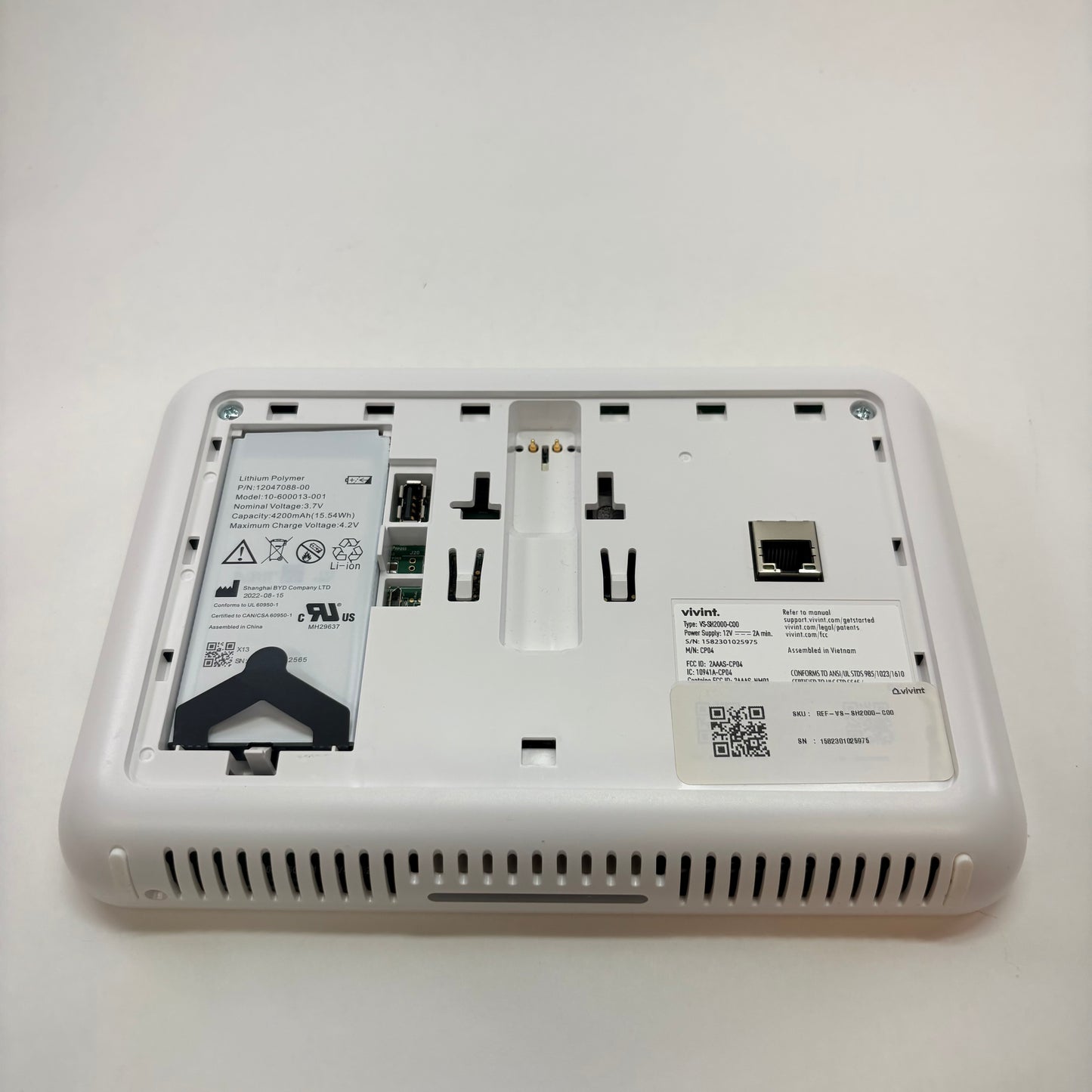 Vivint Smart Hub CP04 VS-SH2000-000 Touchscreen Control Panel Security Home