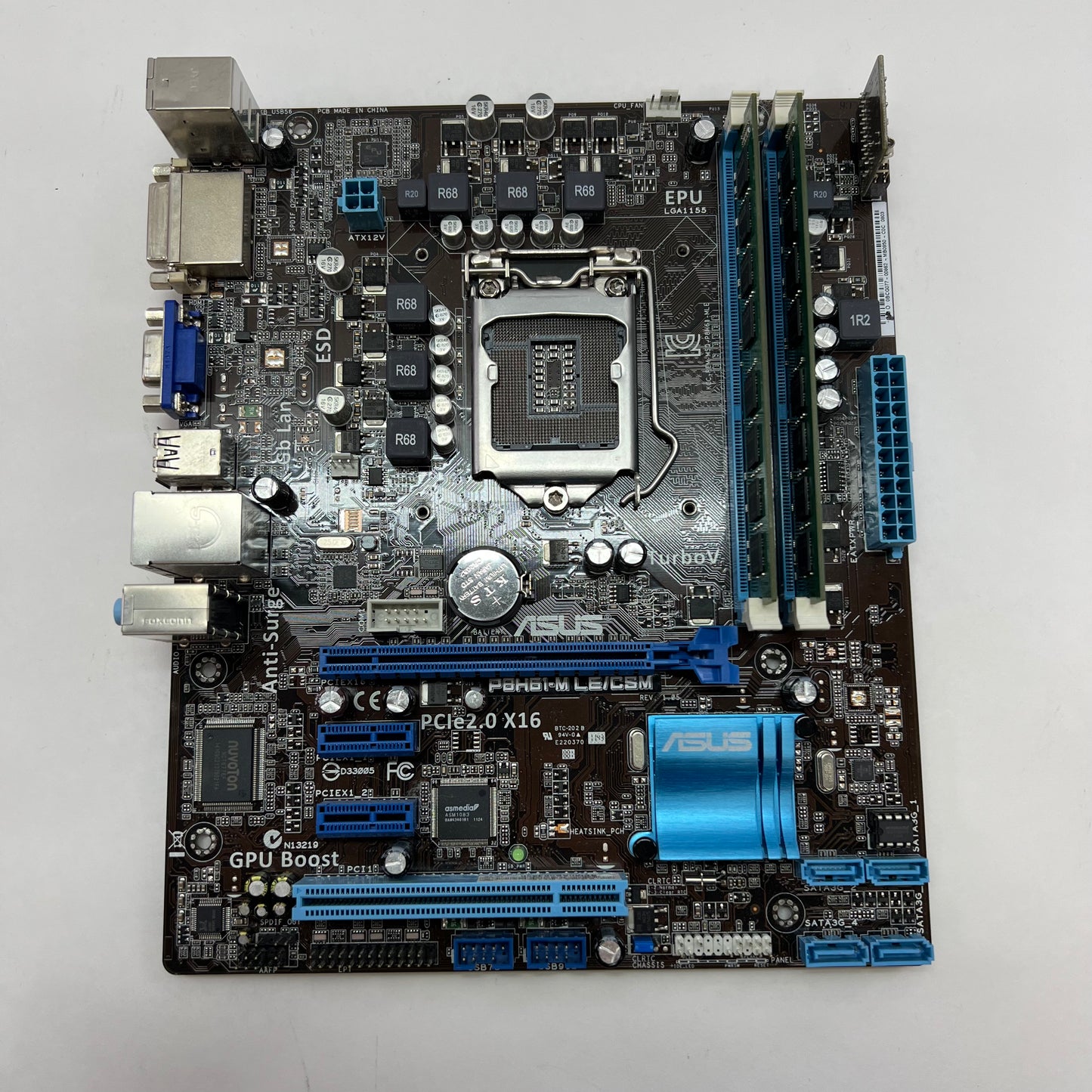 Asus P8H61-M LE/CSM LGA 1155 Micro ATX DDR3 Intel H61 Motherboard