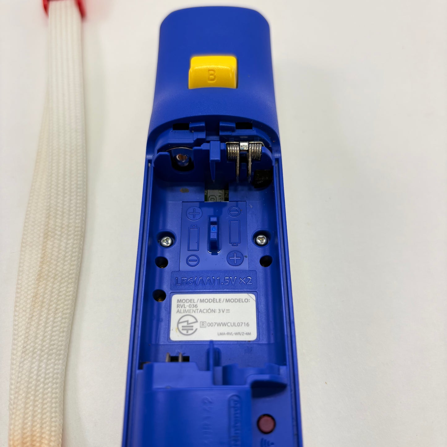 Nintendo Toad Wii Motion Plus Controller Controller RVL-036 White/Red