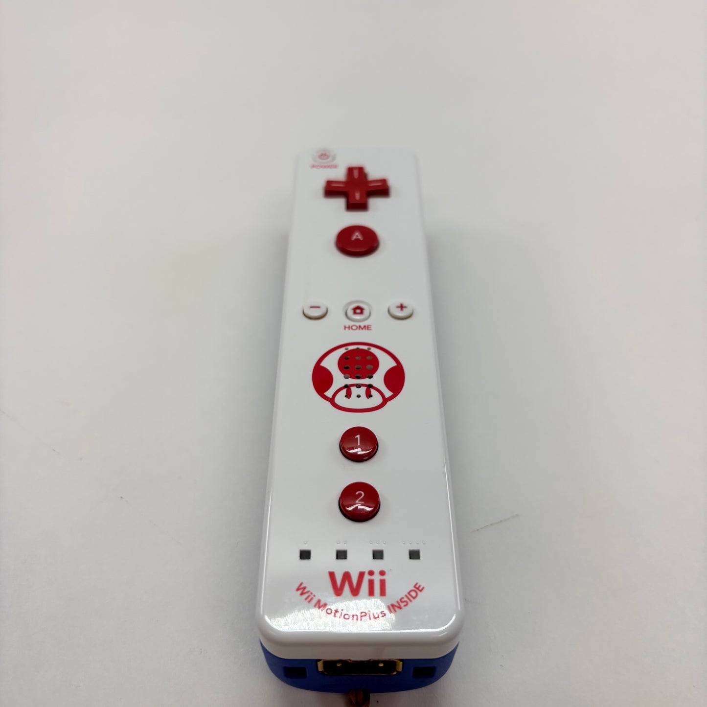 Nintendo Toad Wii Motion Plus Controller Controller RVL-036 White/Red