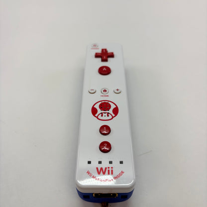 Nintendo Toad Wii Motion Plus Controller Controller RVL-036 White/Red