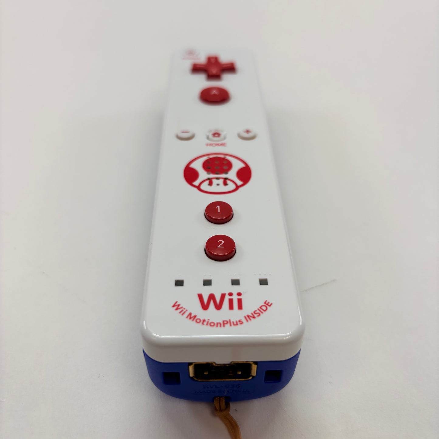 Nintendo Toad Wii Motion Plus Controller Controller RVL-036 White/Red