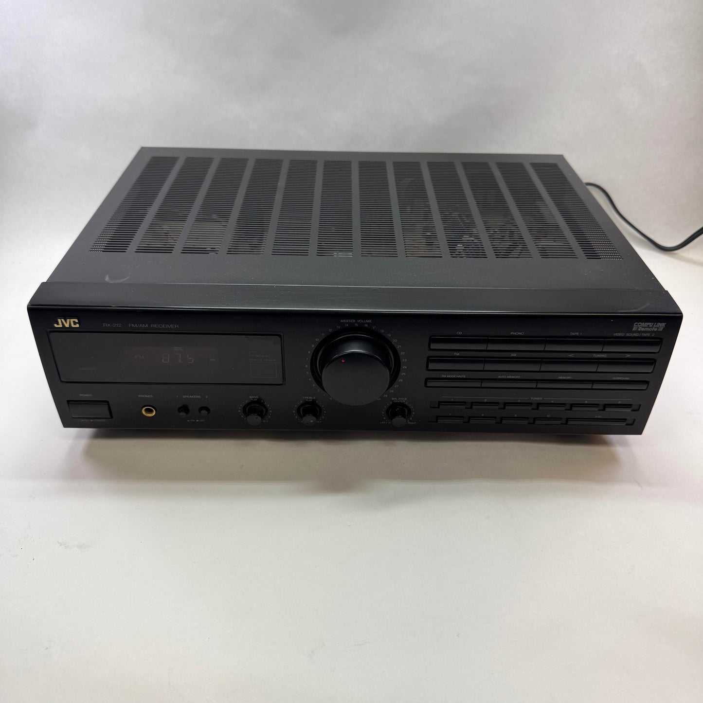 JVC RX-212BK AM/FM Stereo Receiver Black