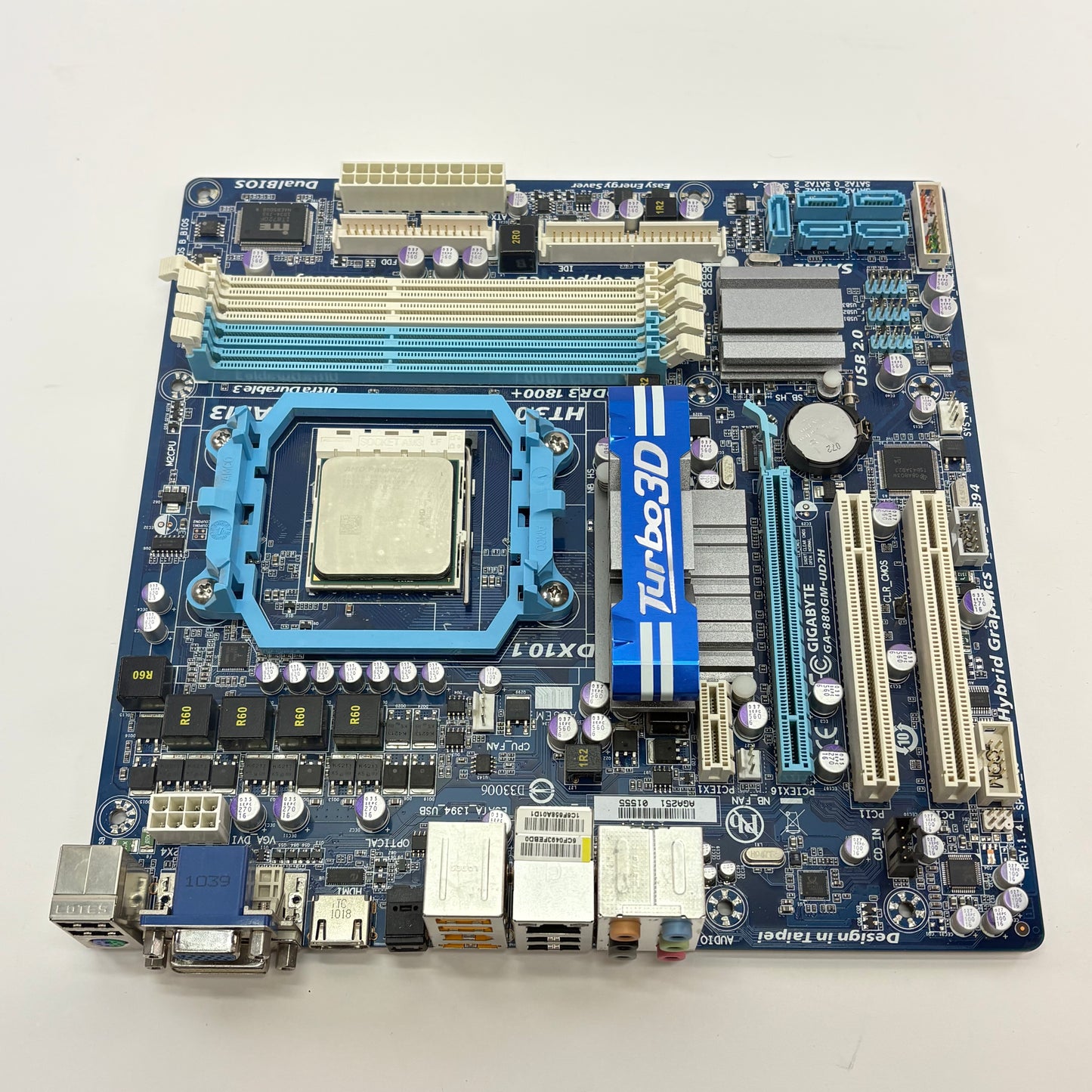 Gigabyte GA-880GM AM3+ microATX DDR3 Motherboard