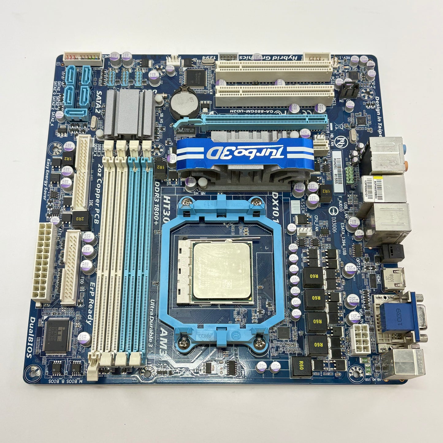 Gigabyte GA-880GM AM3+ microATX DDR3 Motherboard