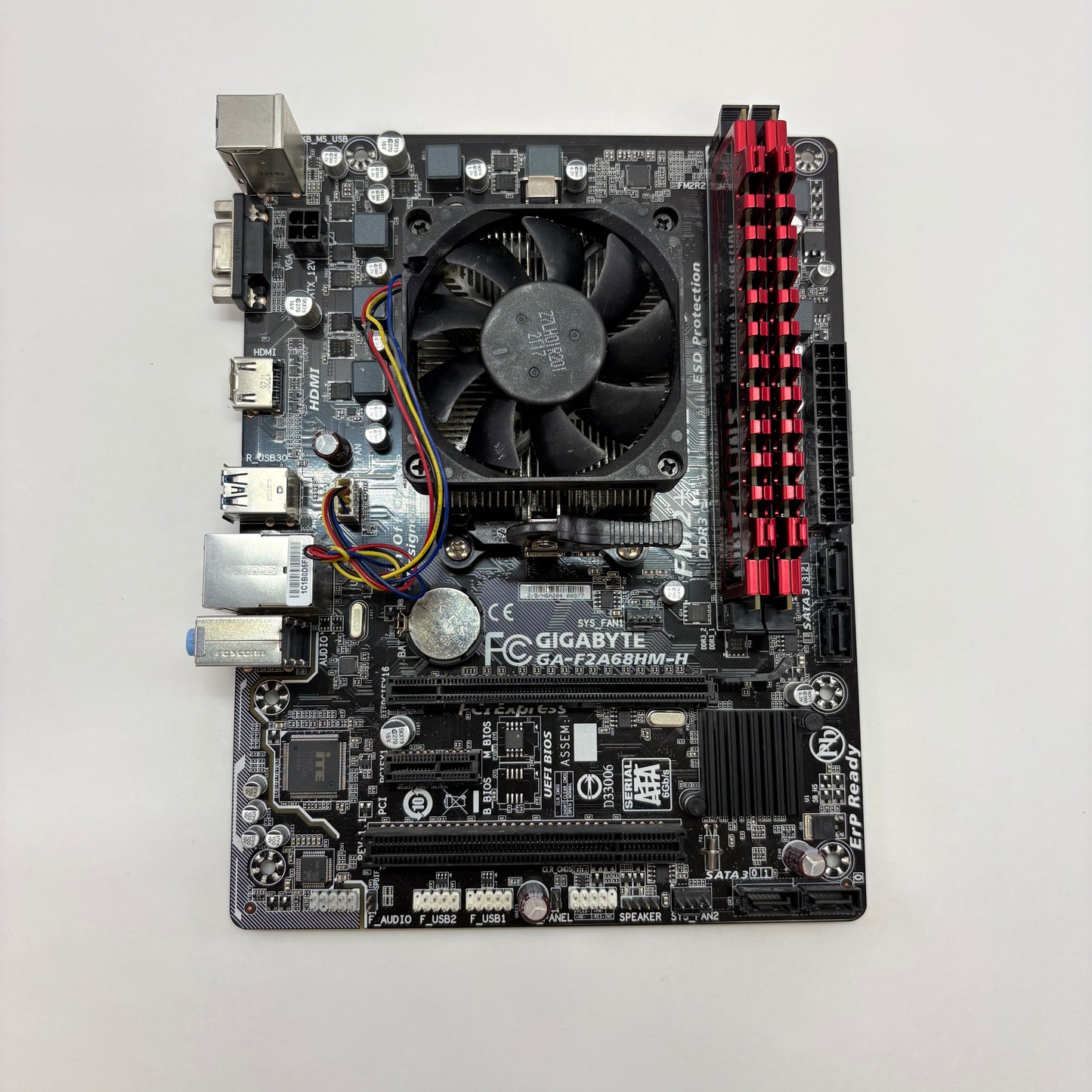 Gigabyte GA-F2A68HM-H FM2+ MicroATX AMD DDR3 Motherboard