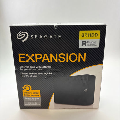 Segate 3.5" Expansion 8TB USB-B to USB-A HDD SRD0NF2