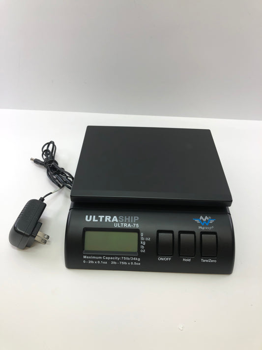 UltraShip Ultra-75 Shipping Scale Max Capacity 75lb/34kg