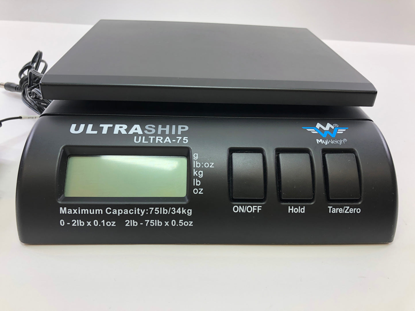 UltraShip Ultra-75 Shipping Scale Max Capacity 75lb/34kg