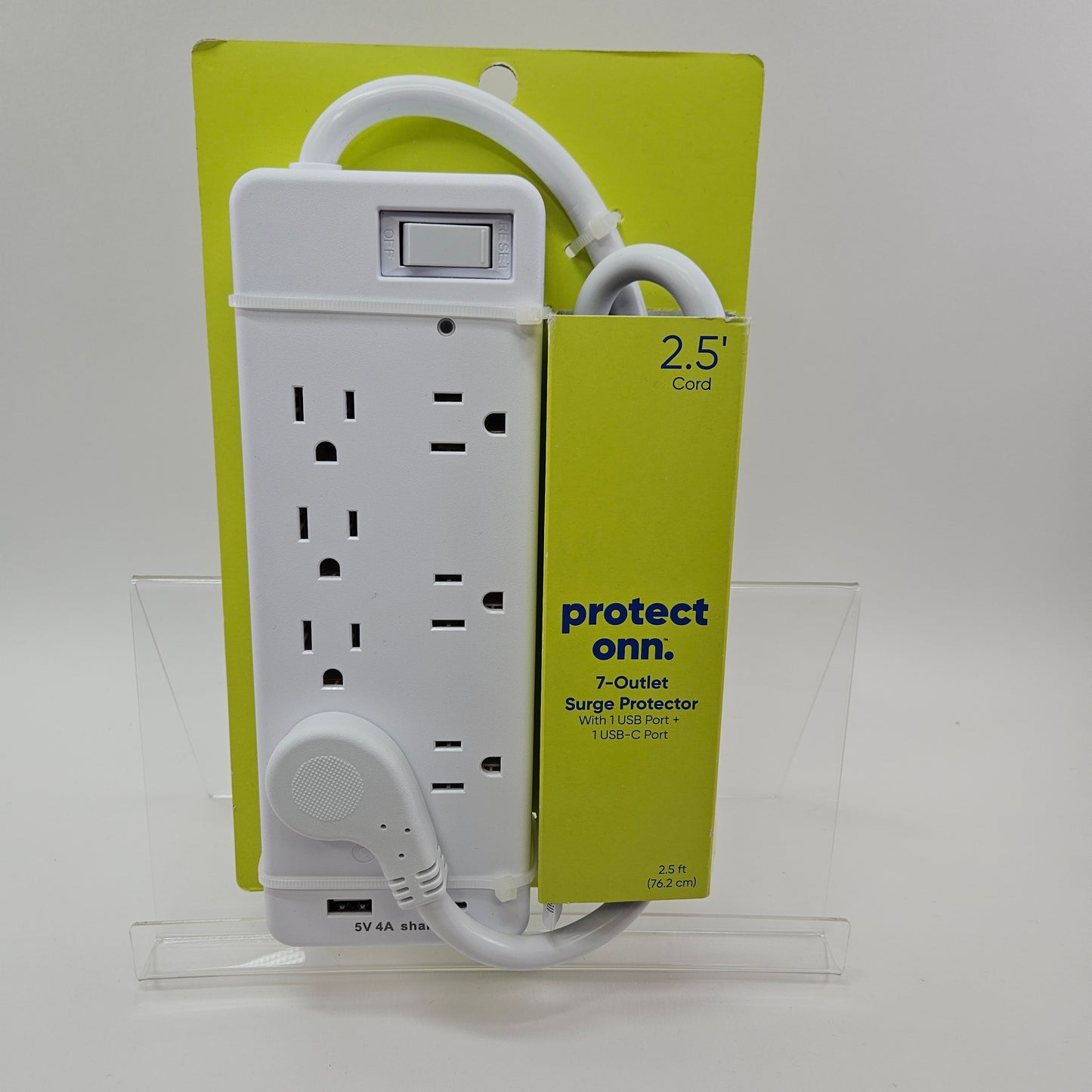 Onn. 7-Outlet Surge Protector