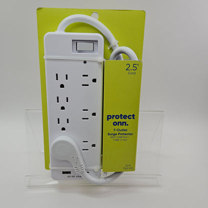 Onn. 7-Outlet Surge Protector